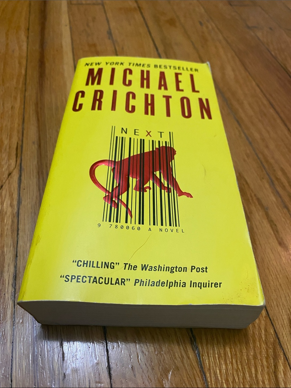 Michael Crichton "Next" Paperback Book